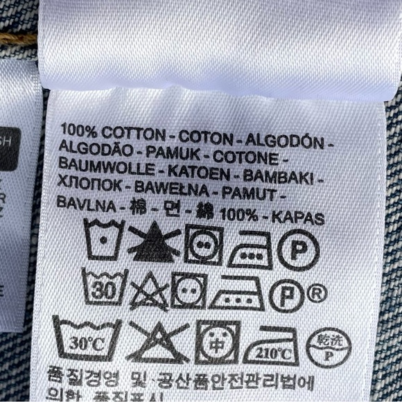 Levi Strauss Levi’s Blue Jean Denim Vest Medium Classic Rock Cotton - Picture 13 of 13